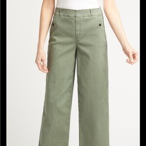 SPANX Olive Green Wide-Leg Pants